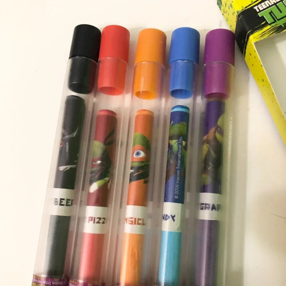 TMNT Ninja Turtles Coloured Scented Pencils 5 Pack - Picture 9 of 16